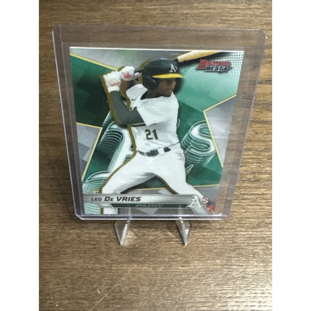Leo De Vries‎ 2025 Bowman's Best Refractor #TP26 - Athletics